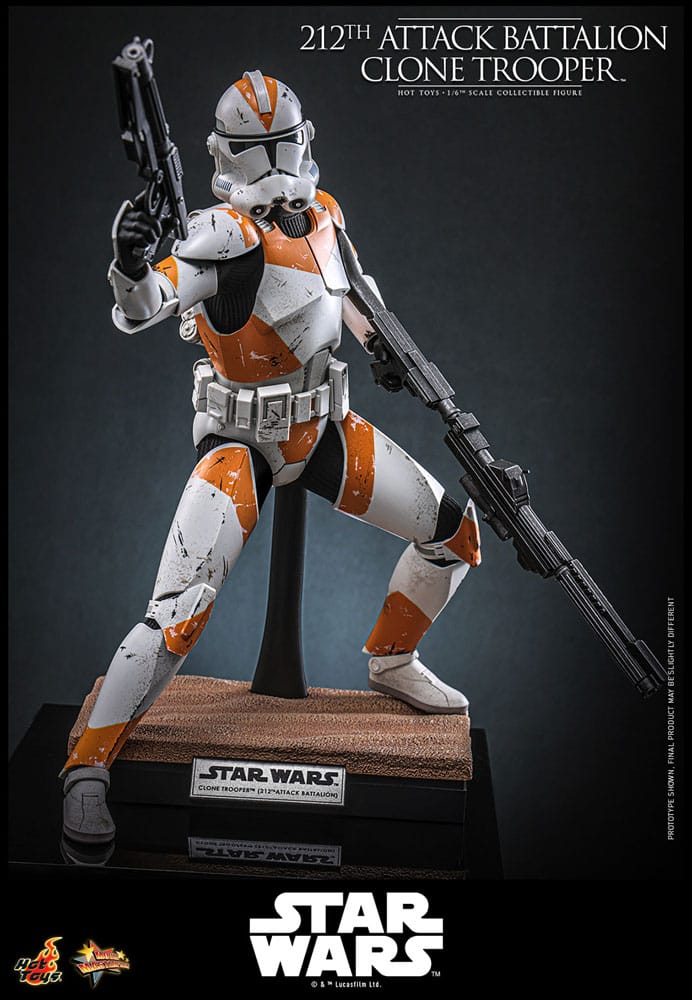 Star Wars: The Clone Wars Figura 1/6 212th Attack Battalion Clone Trooper 30 cm
