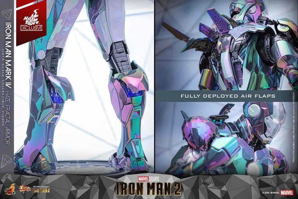 Iron Man 2 Figura 1/6 Iron Man Mark IV (Haze Fractal Armor) 33 cm