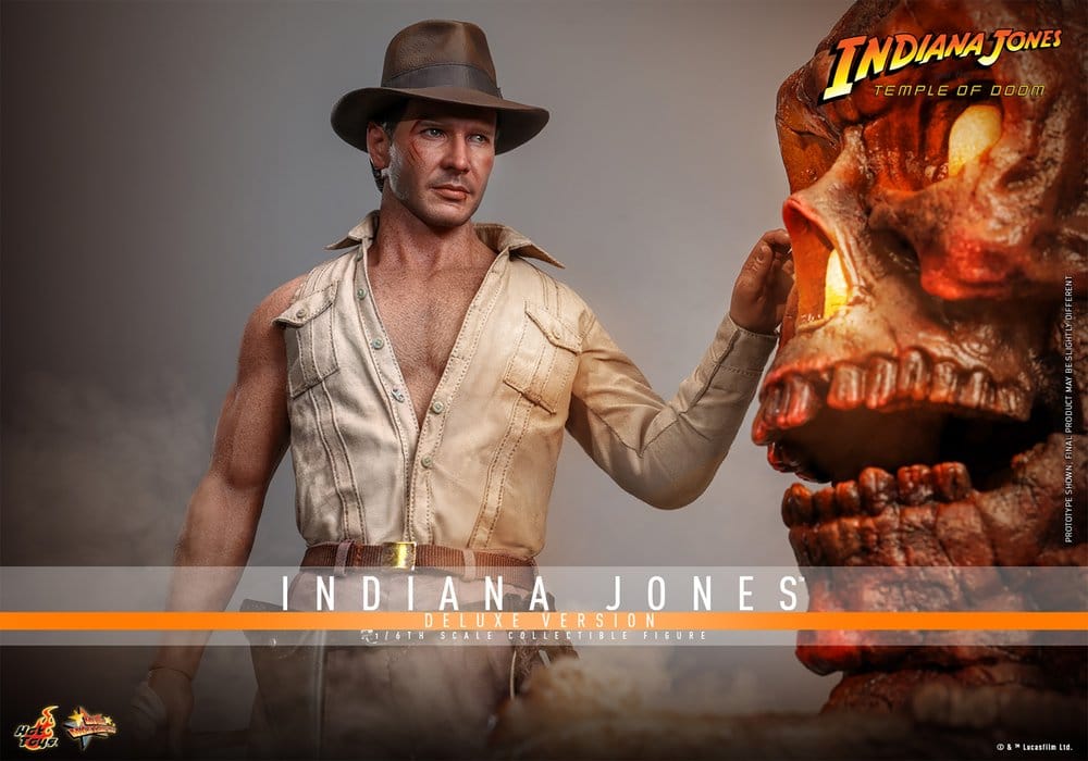 Indiana Jones Figura Movie Masterpiece 1/6 (Deluxe Version) 30 cm