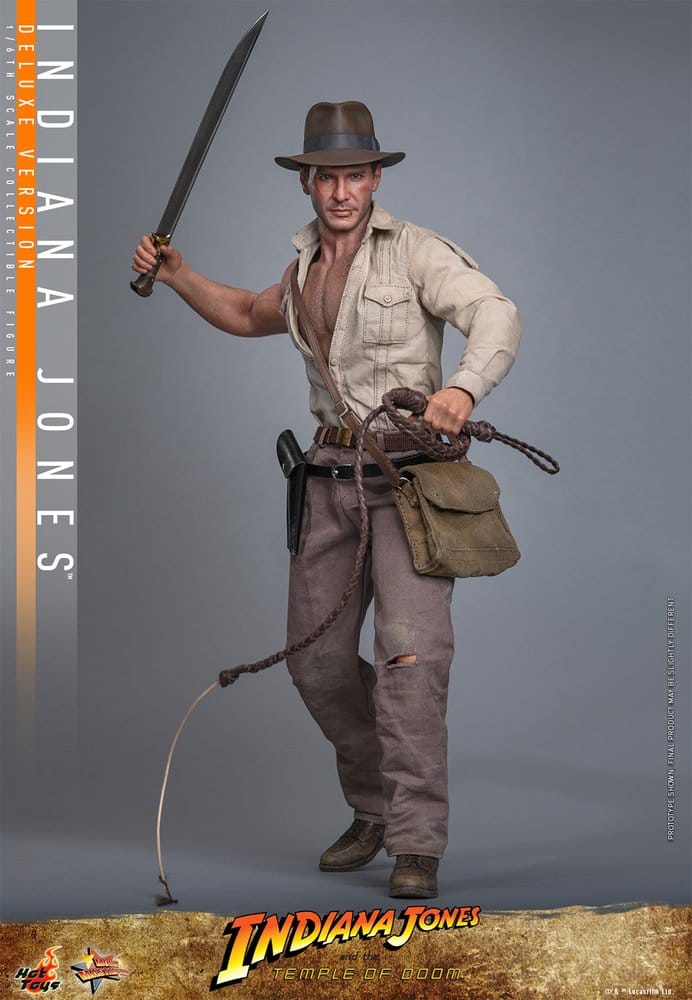 Indiana Jones Figura Movie Masterpiece 1/6 (Deluxe Version) 30 cm