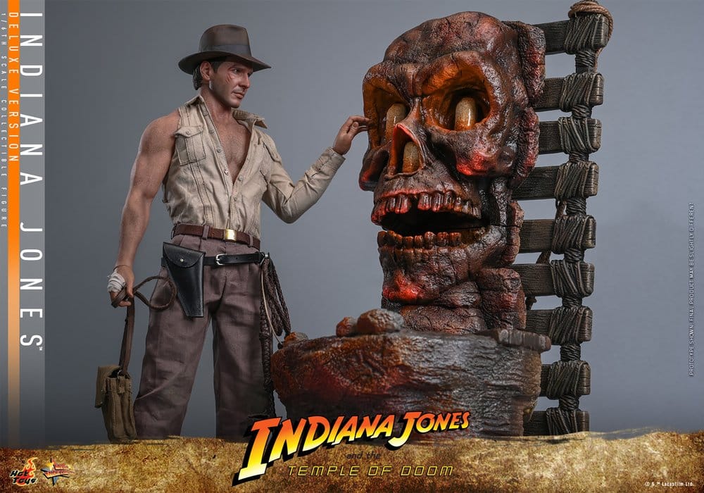 Indiana Jones Figura Movie Masterpiece 1/6 (Deluxe Version) 30 cm