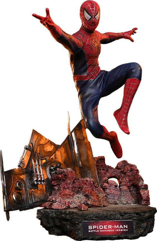 Spider-Man Figura Movie Masterpiece 1/6 Spider-Man (Battle Damaged Version) 30 cm