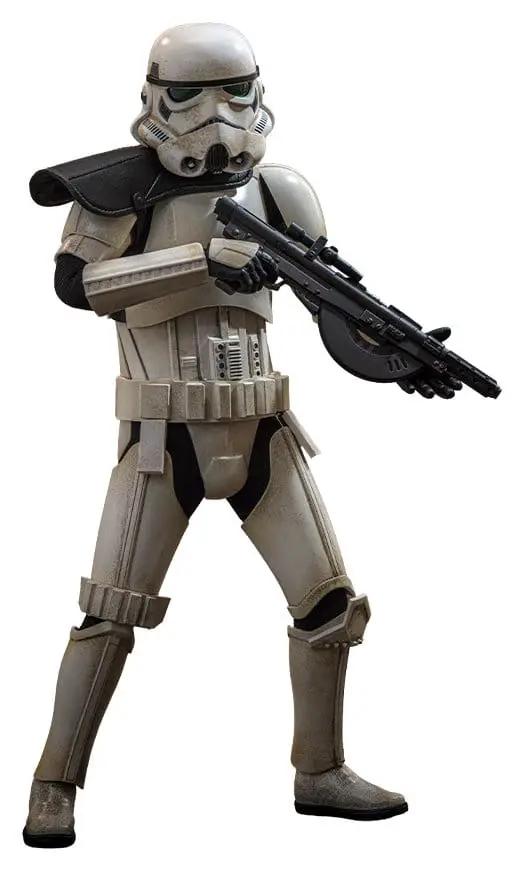 HOT TOYS Star Wars 1/6 Imperial Remnant Stormtrooper Deluxe action figure, 30 cm, white armor with blaster rifle