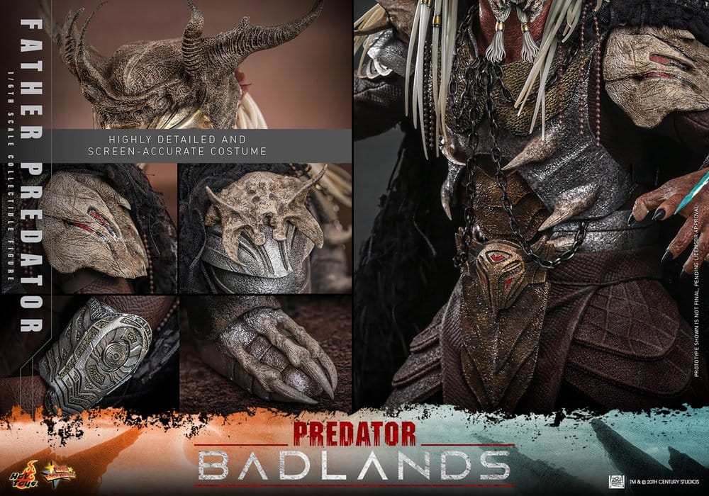 Predator: Badlands Figura Movie Masterpiece 1/6 Njohrr 36 cm
