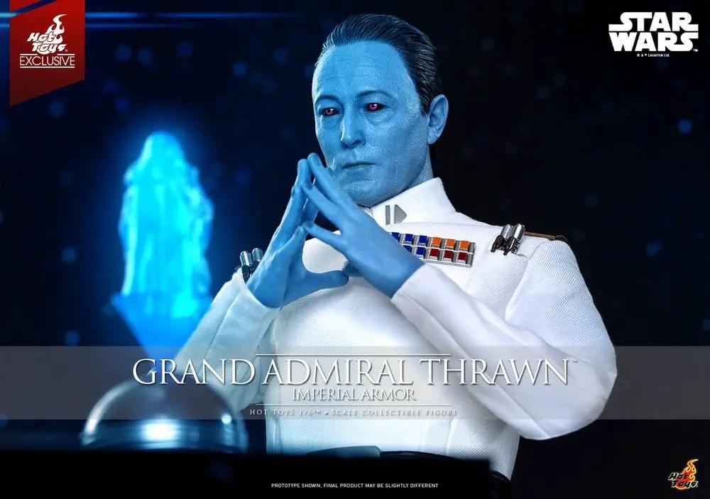 Star Wars: Rebels Television Masterpiece Figura 1/6 Grand Admiral Thrawn (Imperial Armor) Hot Toys Exclusive 32 cm