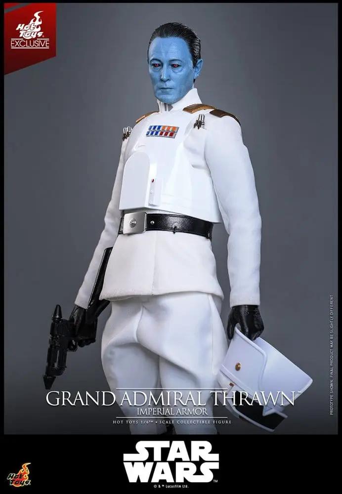 Star Wars: Rebels Television Masterpiece Figura 1/6 Grand Admiral Thrawn (Imperial Armor) Hot Toys Exclusive 32 cm