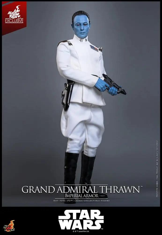 Star Wars: Rebels Television Masterpiece Figura 1/6 Grand Admiral Thrawn (Imperial Armor) Hot Toys Exclusive 32 cm