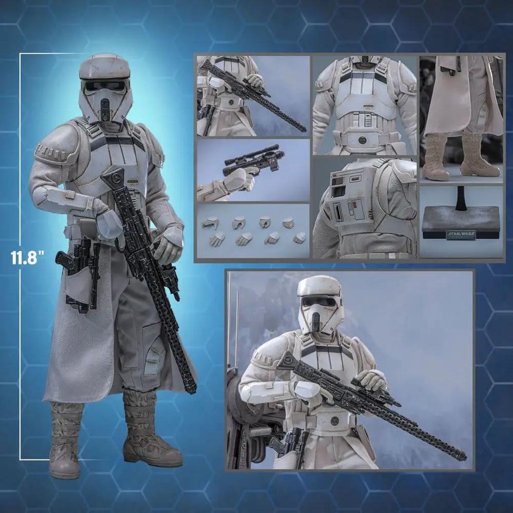 HOT TOYS Star Wars 1/6 Imperial Remnant AT-RT Driver action figure, white armor, 30 cm, with accessories