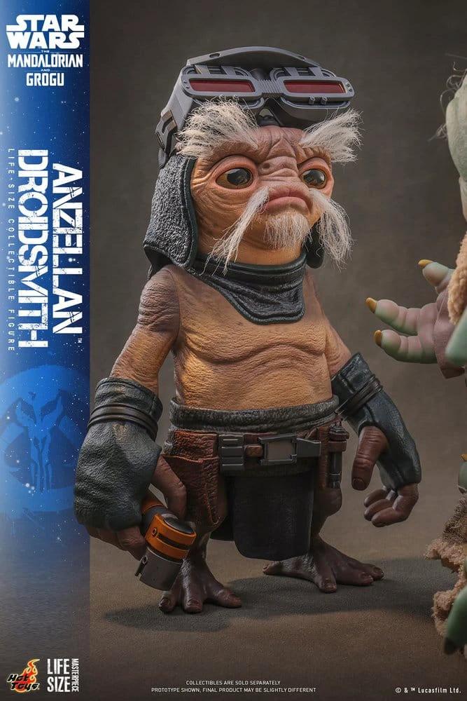 Figura HOT TOYS Anzellan Droidsmith, Star Wars: The Mandalorian y Grogu, 27 cm a escala real