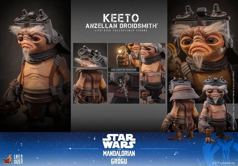 Figura HOT TOYS Keeto Anzellan Droidsmith de Star Wars Mandalorian y Grogu, 26 cm