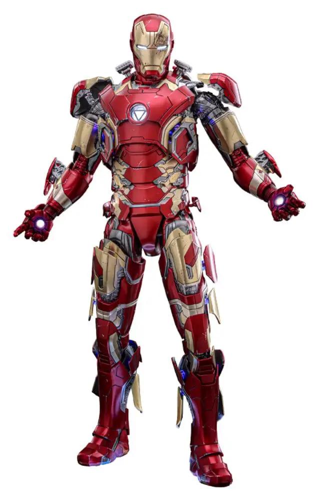 Hot Toys Avengers Iron Man Mark XLIII 2.0 1/6 diecast figure, red and gold armor, 32 cm