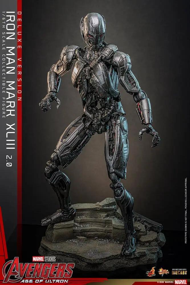 Vengadores: La era de Ultrón Figura Movie Masterpiece Diecast 1/6 Iron Man Mark XLIII (2.0) (Deluxe Version) 32 cm