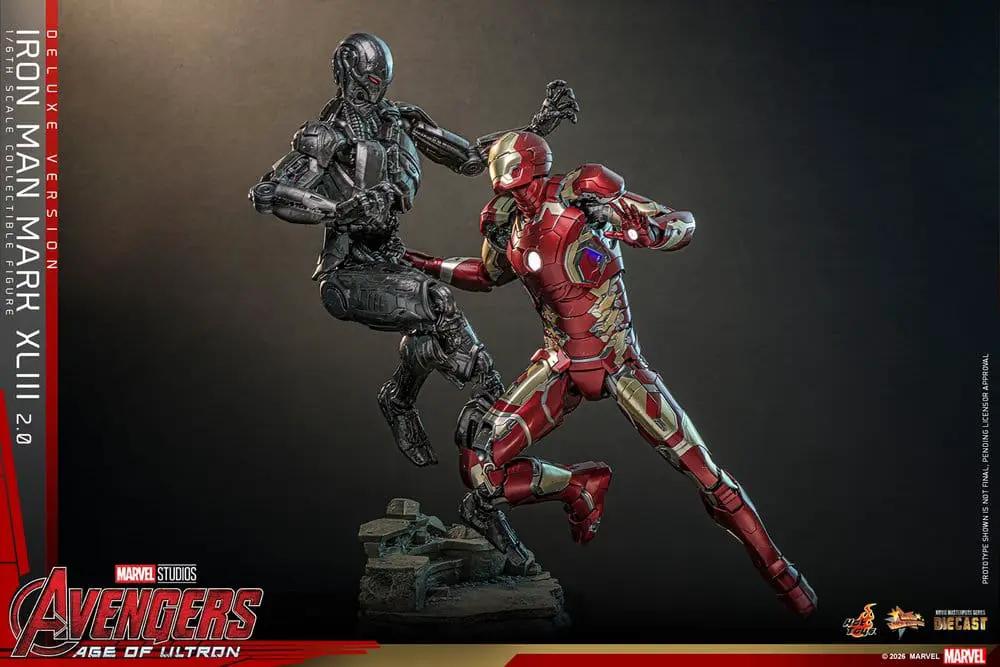 Vengadores: La era de Ultrón Figura Movie Masterpiece Diecast 1/6 Iron Man Mark XLIII (2.0) (Deluxe Version) 32 cm