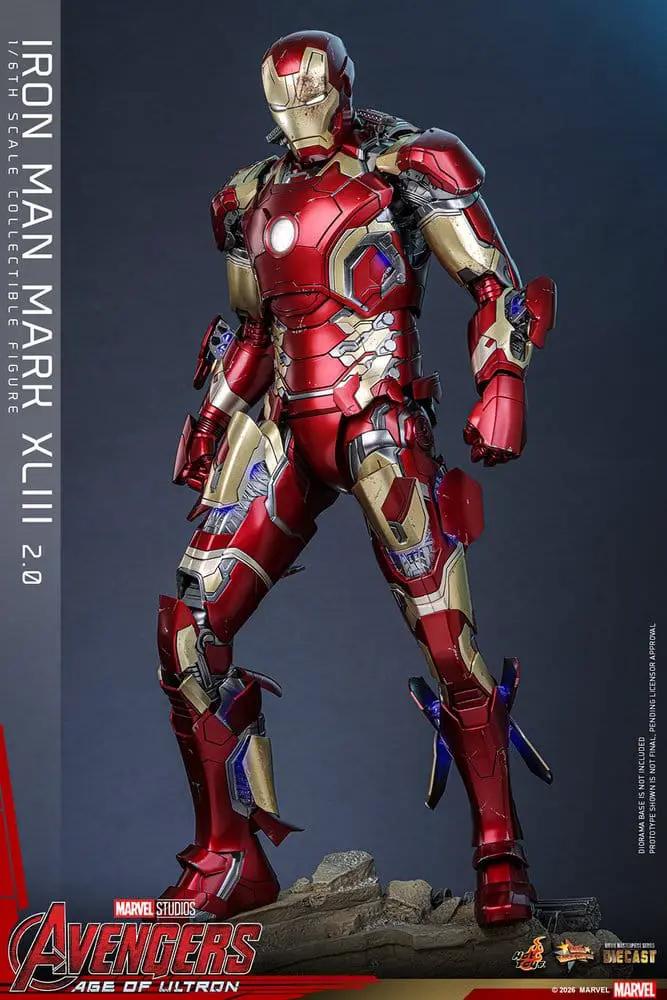 Vengadores: La era de Ultrón Figura Movie Masterpiece Diecast 1/6 Iron Man Mark XLIII (2.0) 32 cm