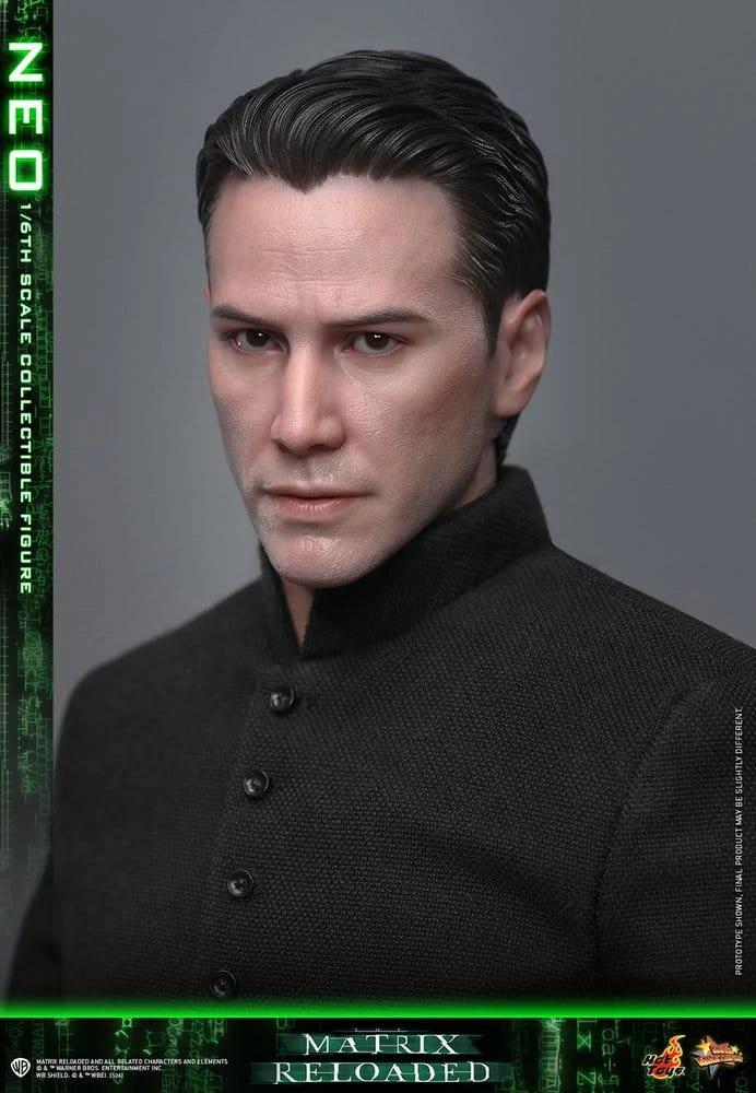 Matrix Neo 1/6 scale action figure by Hot Toys, 31 cm, black textured coat