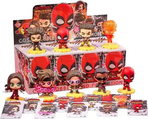 Deadpool & Wolverine Cosbi Figuras mini 9 cm Series 2 Blind Box Display (8)