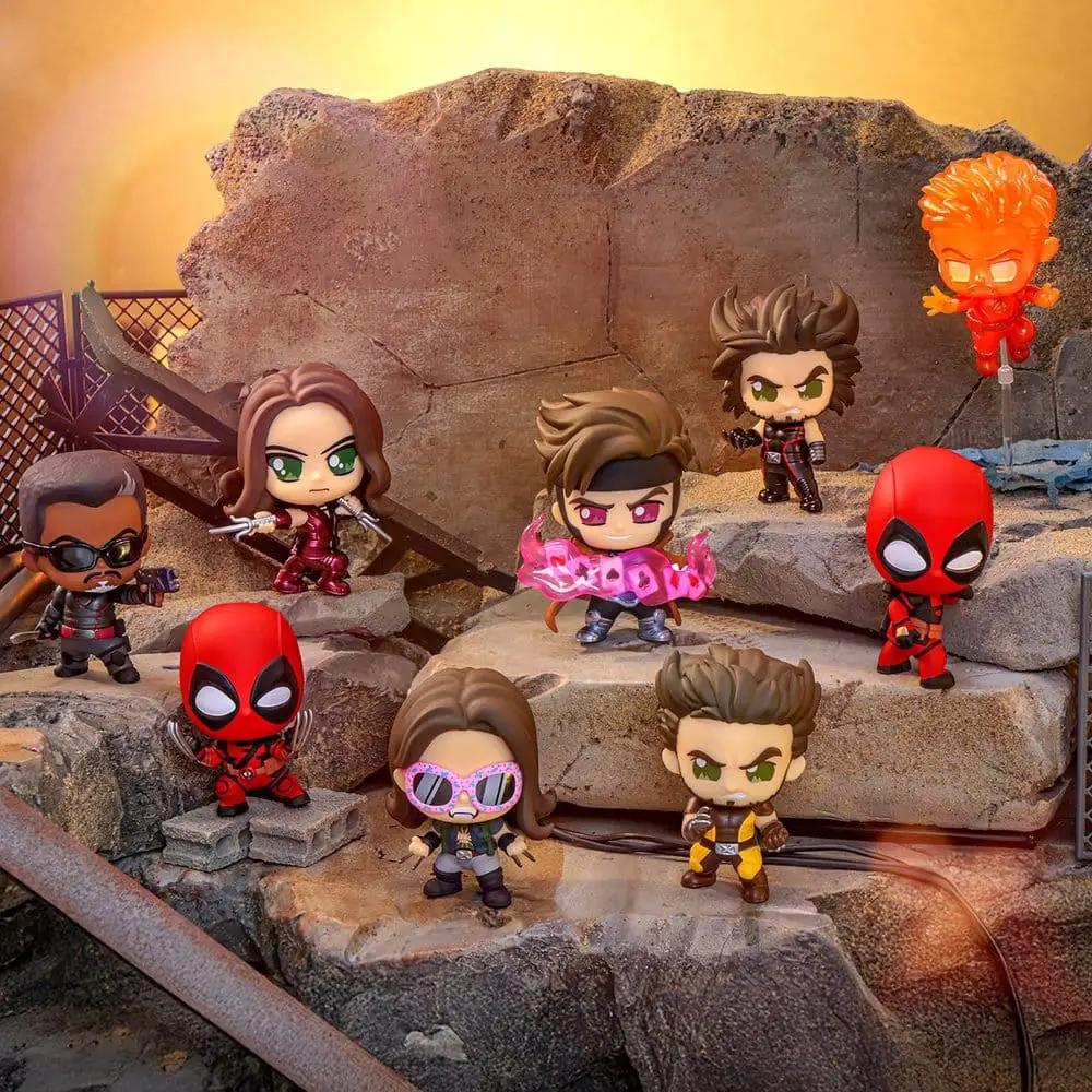Deadpool & Wolverine Cosbi Figuras mini 9 cm Series 2 Blind Box Display (8)