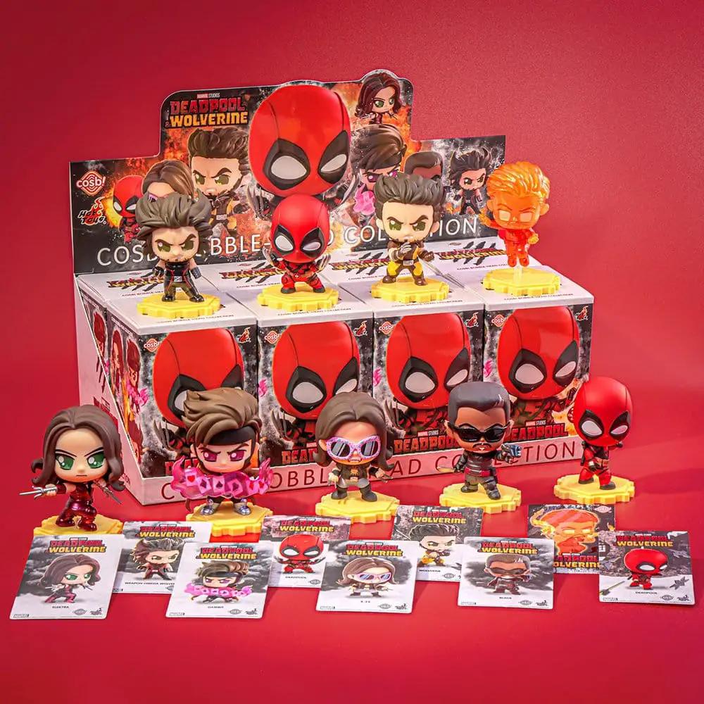 Deadpool & Wolverine Cosbi Figuras mini 9 cm Series 2 Blind Box Display (8)