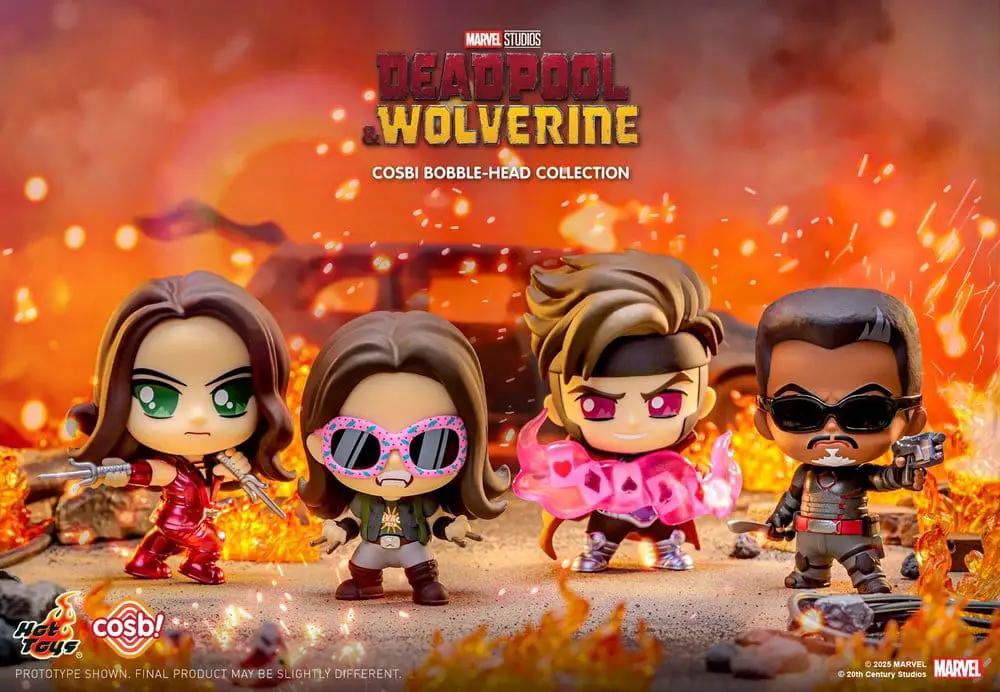 Deadpool & Wolverine Cosbi Figuras mini 9 cm Series 2 Blind Box Display (8)