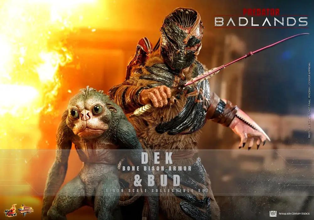 HOT TOYS Predator Badlands 2-pack action figures: Dek with Bone Bison Armor and Bud, 1/6 scale, 31 cm