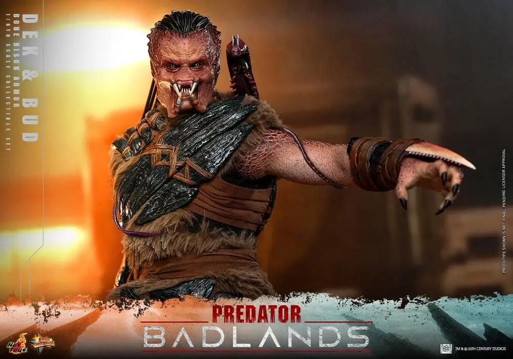 Predator: Badlands Movie Masterpiece Pack de 2 Figuras 1/6 Dek (Bone Bison Armor) and Bud 31 cm