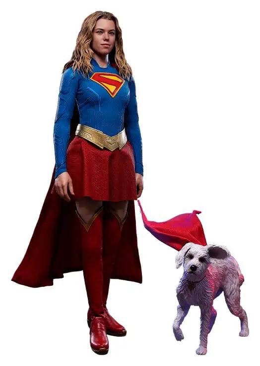 Conjunto de figuras de acción Supergirl y Krypto, 28 cm, DC Comics, Kimera y Foley Shop