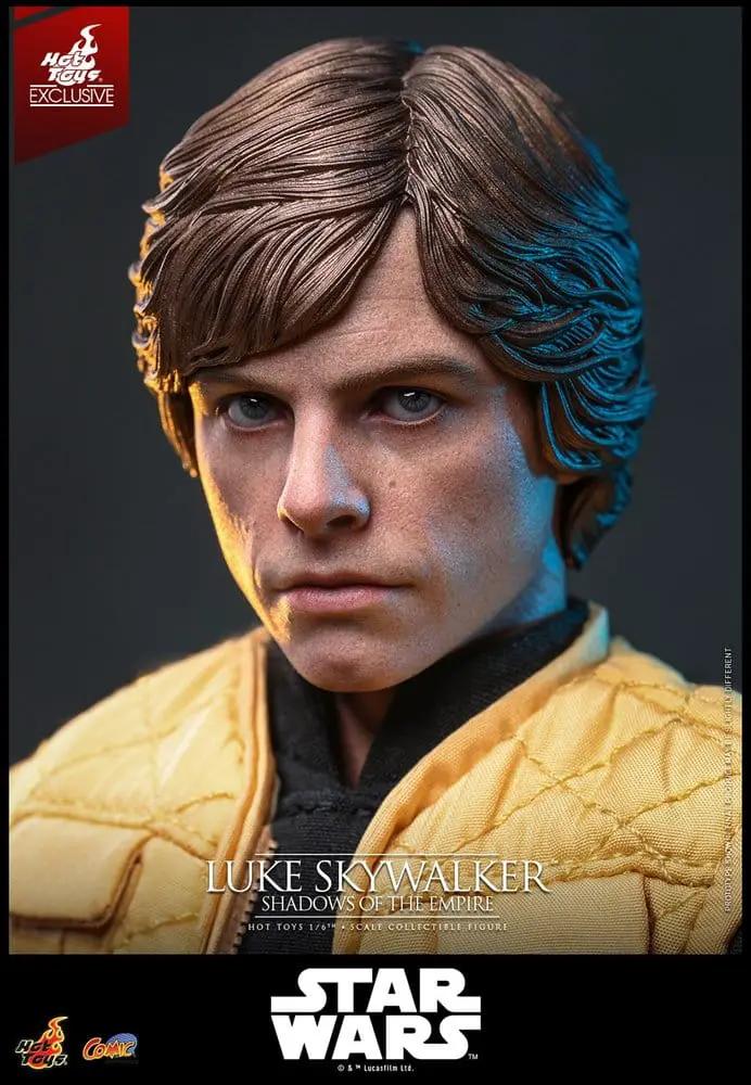 Hot Toys Luke Skywalker 1/6 scale action figure, Shadows of the Empire, yellow quilted jacket, exclusive
