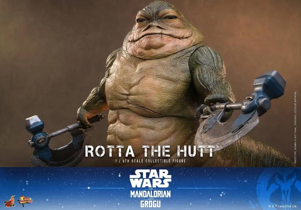 Rotta the Hutt 1/6-scale action figure by HOT TOYS, Star Wars, 32 cm, with dual weapons