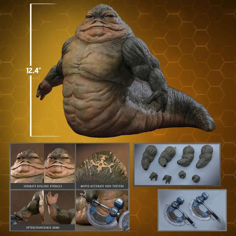 Hot Toys Rotta the Hutt 1/6 action figure, 32 cm, brown textured skin with interchangeable arms