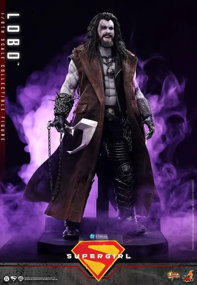 Lobo 1/6 scale action figure by Hot Toys; DC Comics, brown long coat, silver axe, 33 cm tall