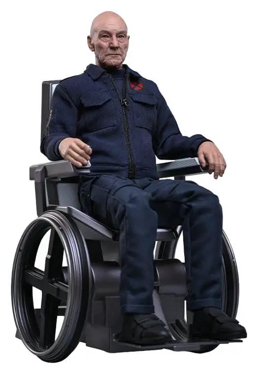 Figura de acción HOT TOYS Marvel X‑Men Profesor X 1/6 en silla de ruedas, 25 cm.