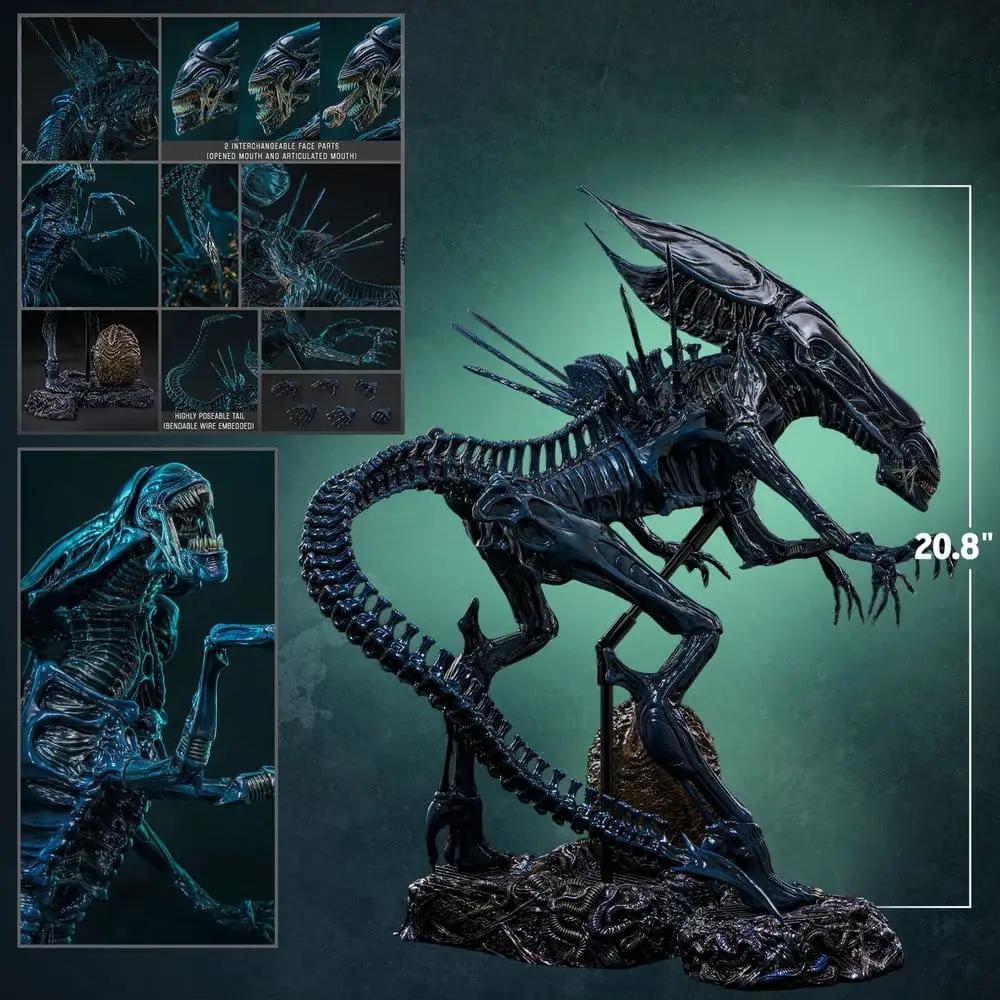 Alien Queen 1/6 scale action figure by HOT TOYS, 53 cm tall, dark blue-black