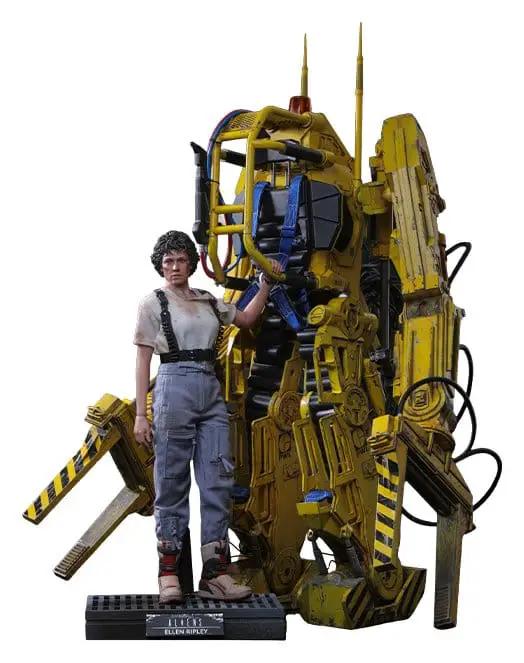 Figura de acción 1/6 Ellen Ripley y Power Loader, conjunto HOT TOYS, amarillo