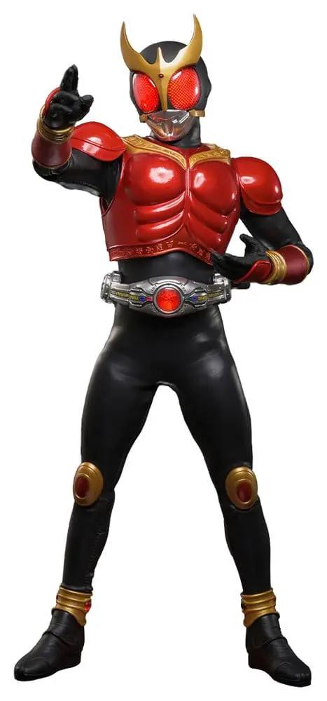 Kamen Rider Kuuga 1/6 figura HOT TOYS, 31 cm, red/black armor with gold horned helmet.