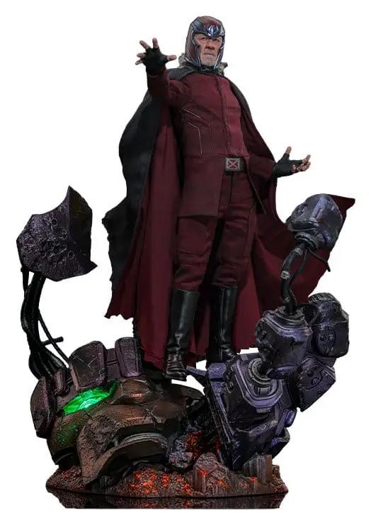 Figura 1/6 Magneto Deluxe de Avengers: Doomsday, HOT TOYS, con capa roja y base mecánica