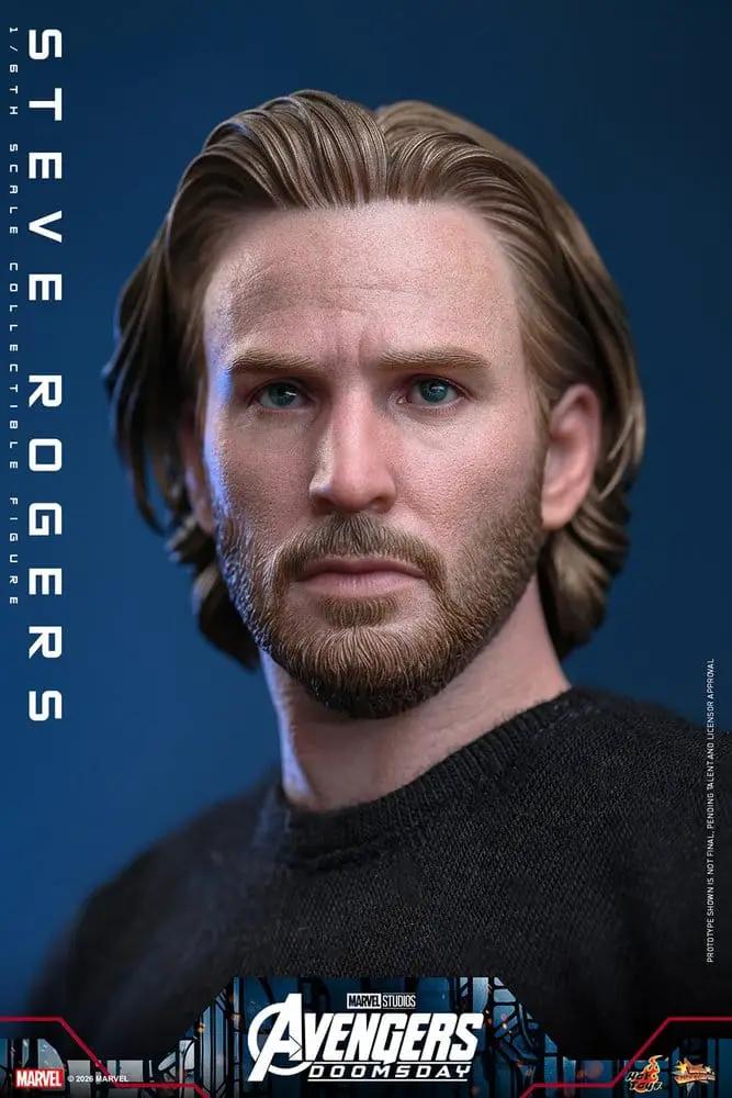 Figura de acción 1/6 Steve Rogers de Avengers Doomsday por HOT TOYS, cabeza realista