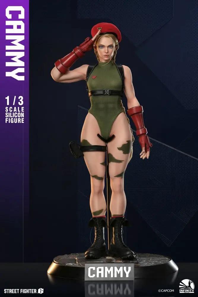 Figura de silicona 1/3 Cammy de Street Fighter 6, Infinity Studio, traje verde con guantes rojos y botas
