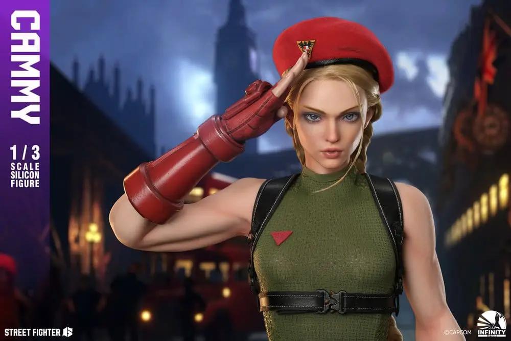 Figura de silicona 1/3 Cammy, Street Fighter 6, 65 cm, verde top y guantes rojos, INFINITY STUDIO