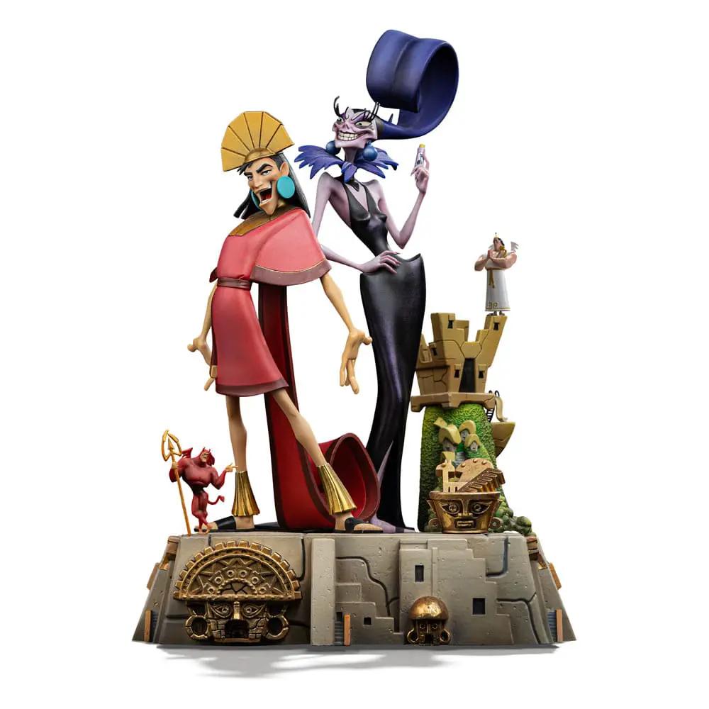 Kuzco & Yzma deluxe 1/10 scale statue, 28 cm tall, by Iron Studios