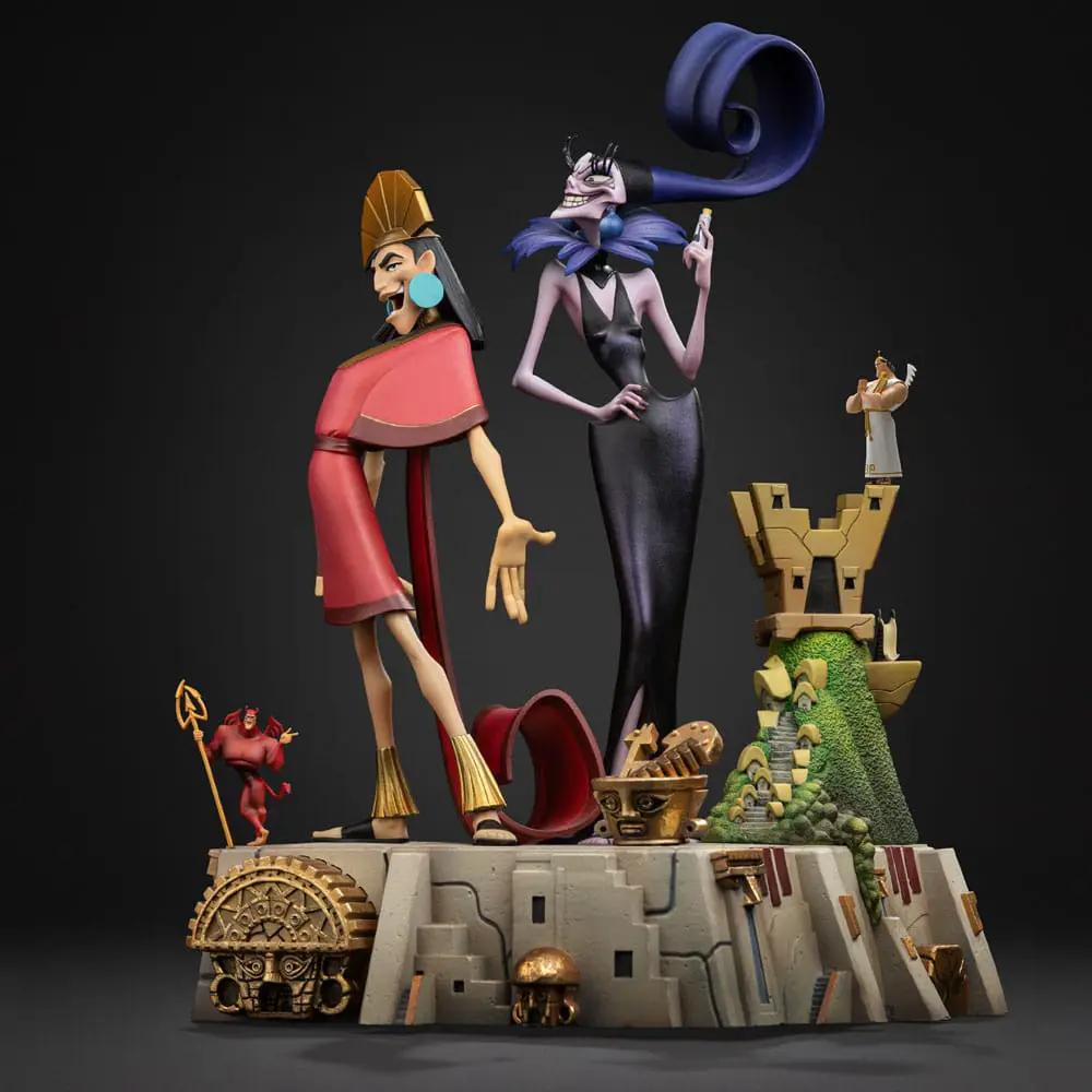 Estatua de Kuzco y Yzma, 1/10 Deluxe Art Scale, Iron Studios, 28 cm
