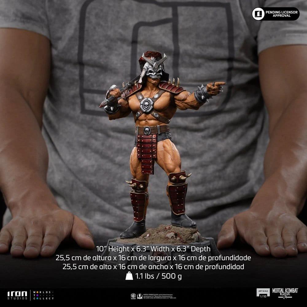 Mortal Kombat Shao Kahn 1/10 Art Scale statue by Iron Studios, 26 cm tall