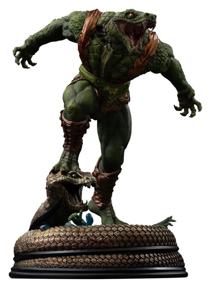 Kobra Khan 1/10 scale action figure statue, 20 cm, green reptilian figure on a coiled snake base