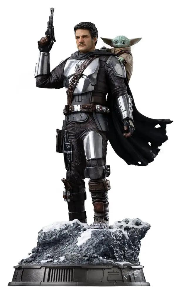 Statue: The Mandalorian & Grogu by Iron Studios, 1/10 scale, 25 cm collectible statue