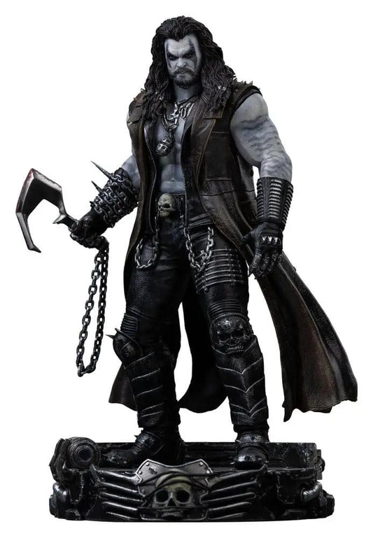 Lobo 1/10 scale statue by Iron Studios, 23 cm, dark armor with chained weapon