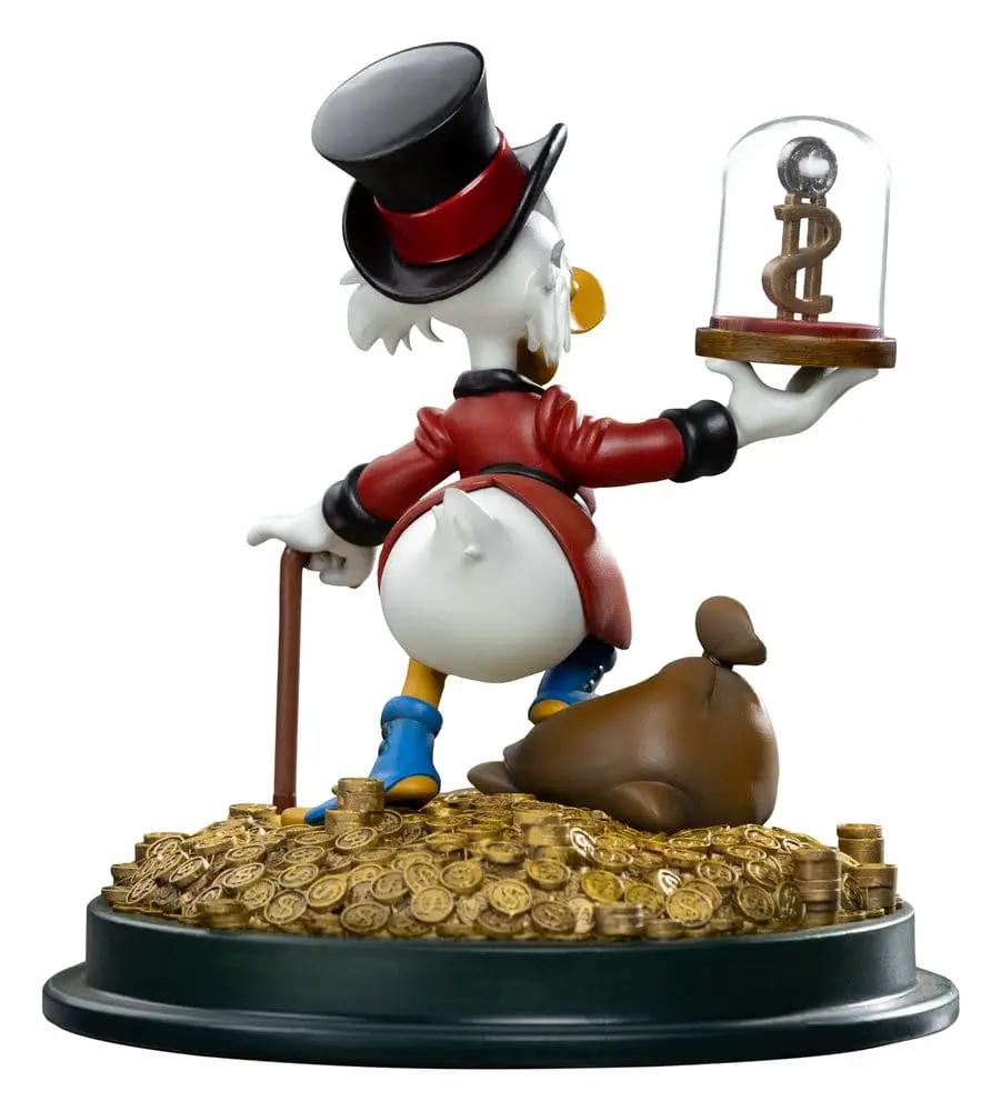 IRON STUDIOS Uncle Scrooge McDuck 1/10 statue, 17 cm, on a coin pile with cane and glass dome