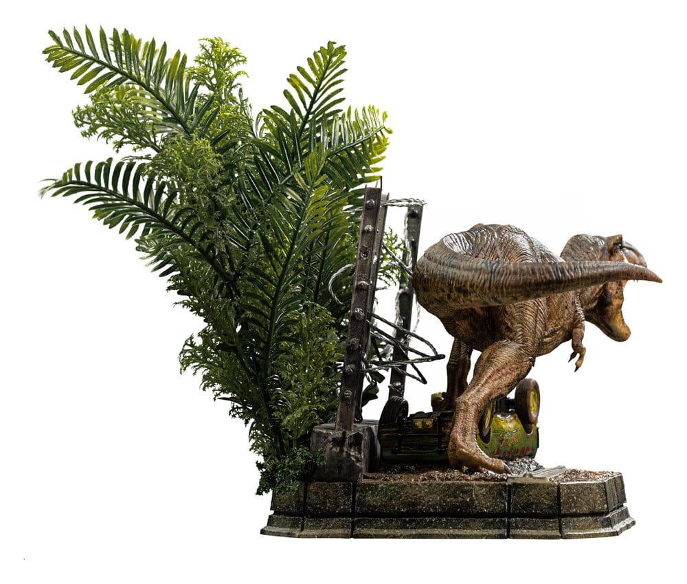 Jurassic Park Estatua Icons T-Rex Breakout Set A 17 cm