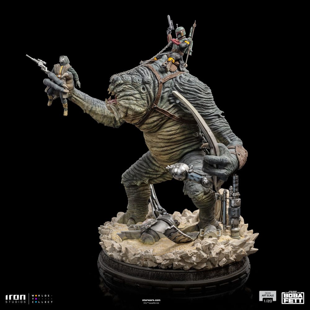 El libro de Boba Fett Estatua 1/20 Demi Art Scale Boba Fett & Rancor 38 cm