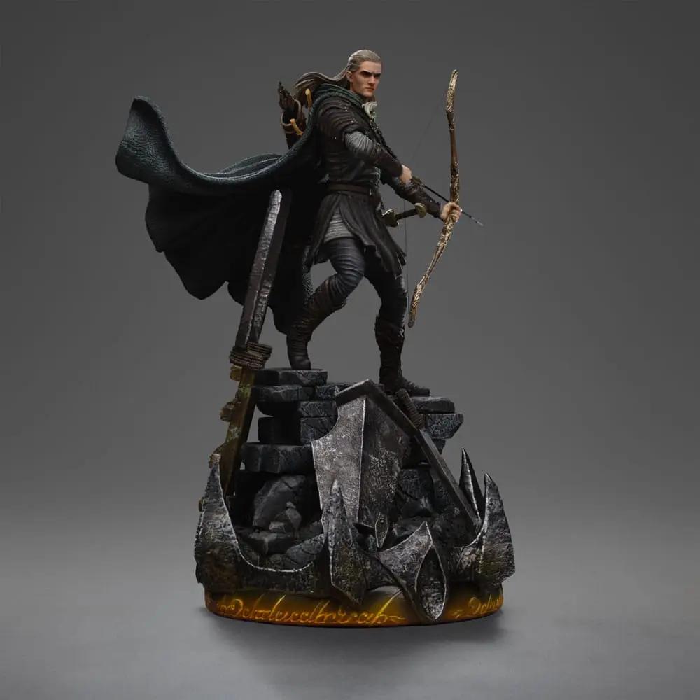 Legolas statue by Iron Studios, Unleashed 1/10 Art Scale, 29 cm, on rocky base