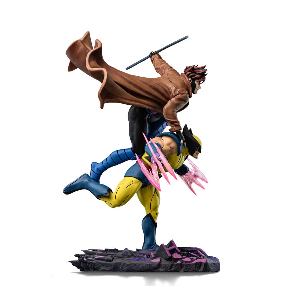 Marvel Estatua 1/10 Deluxe Art Scale X-Men´97 Gambit & Wolverine 29 cm