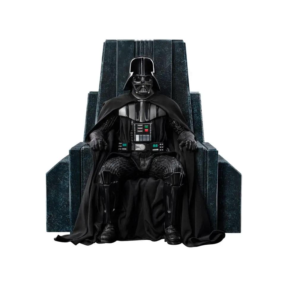 Star Wars Darth Vader on throne statue 1/10 scale, 18 cm, by IRON STUDIOS, black armor.